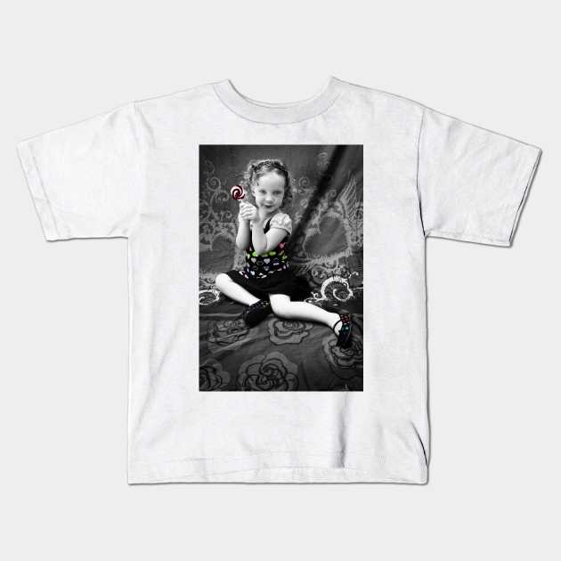 Mila - The Lollipop Session - 2 Kids T-Shirt by micklyn